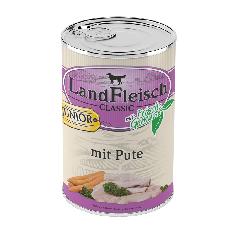 LandFleisch Dog Classic Junior Pute